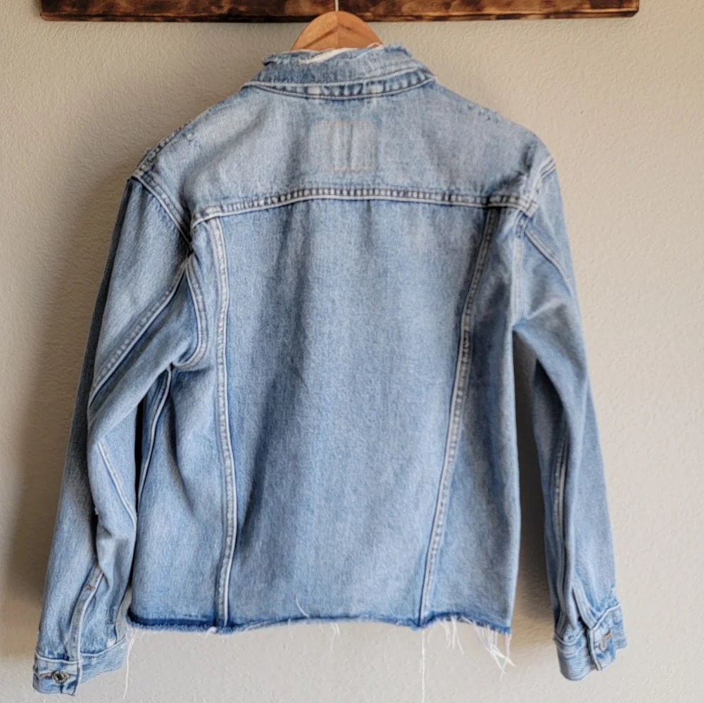 Levi's Embroidered Palm Tree Denim Jacket - Picture 3 of 5